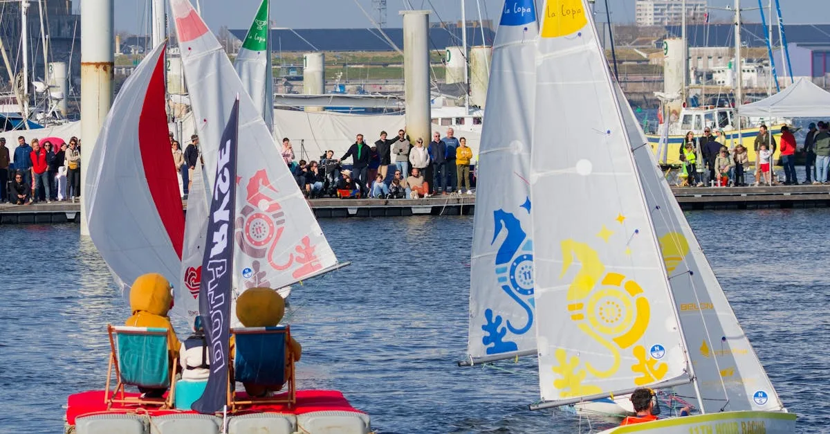 découvrez le land sailing, un sport nautique terrestre alliant vitesse et adrénaline grâce à des véhicules équipés de voiles sur roulottes.