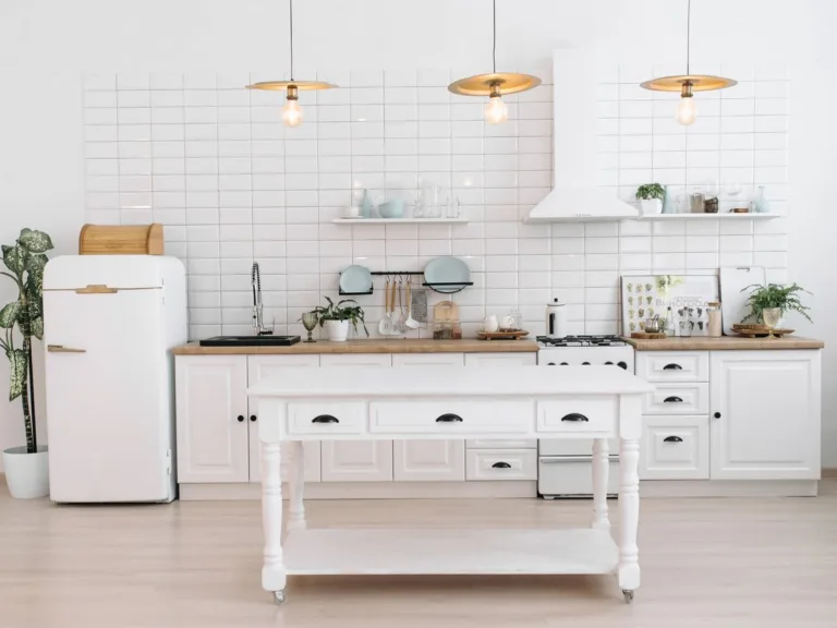 cuisine blanche et bois