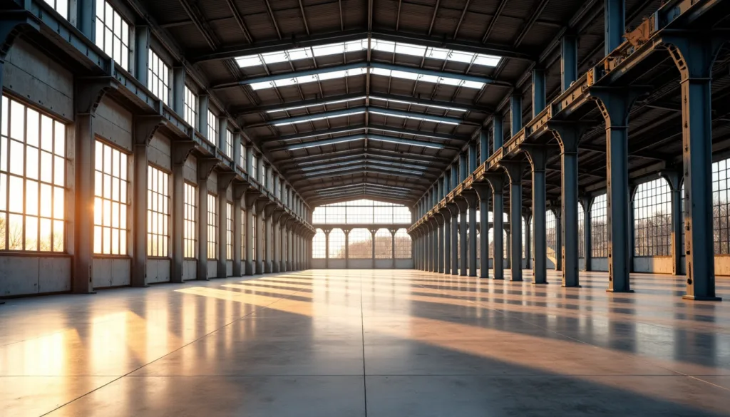 bâtiments de grande portée en acier