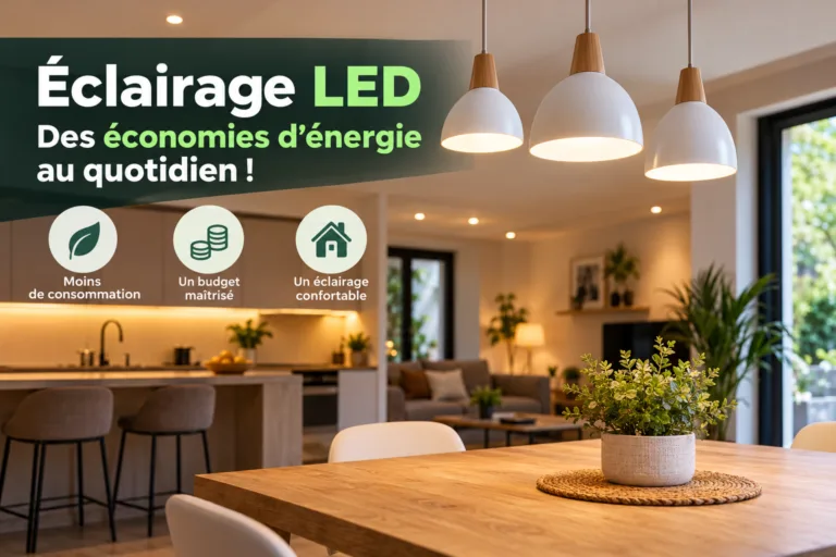Éclairage LED pour un intérieur écoénergétique
